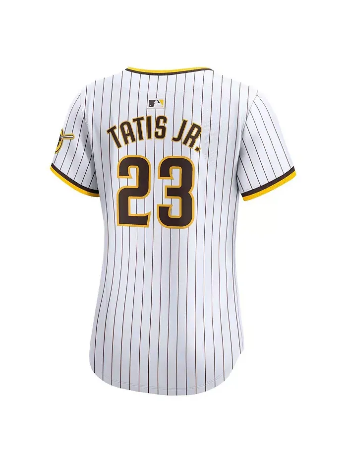 Женская белая футболка игрока Fernando Tatis Jr. San Diego Padres Home Limited Nike — изображение 2 из 3