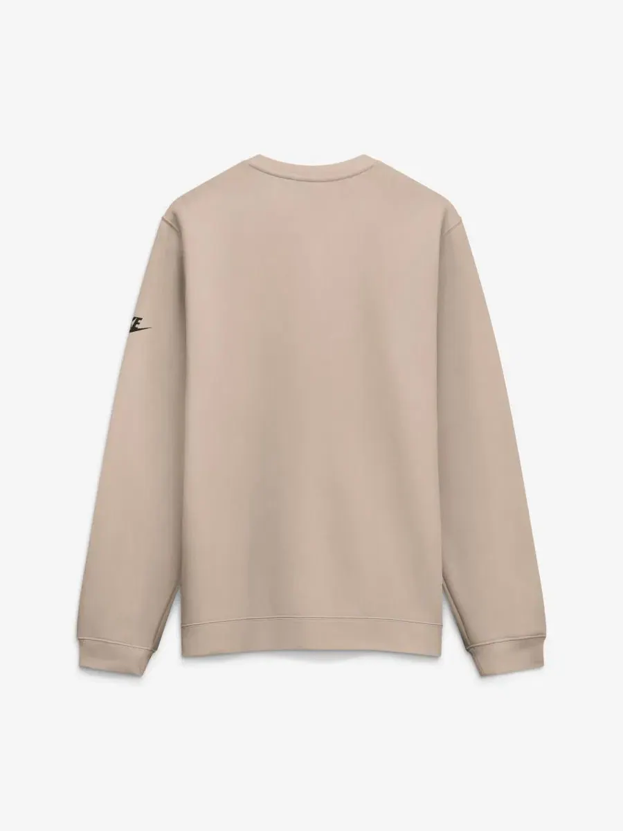 Футболка с длинным рукавом Nike I-Formation Rewind Club Crew Sweatshirt — изображение 2 из 2, бежевый