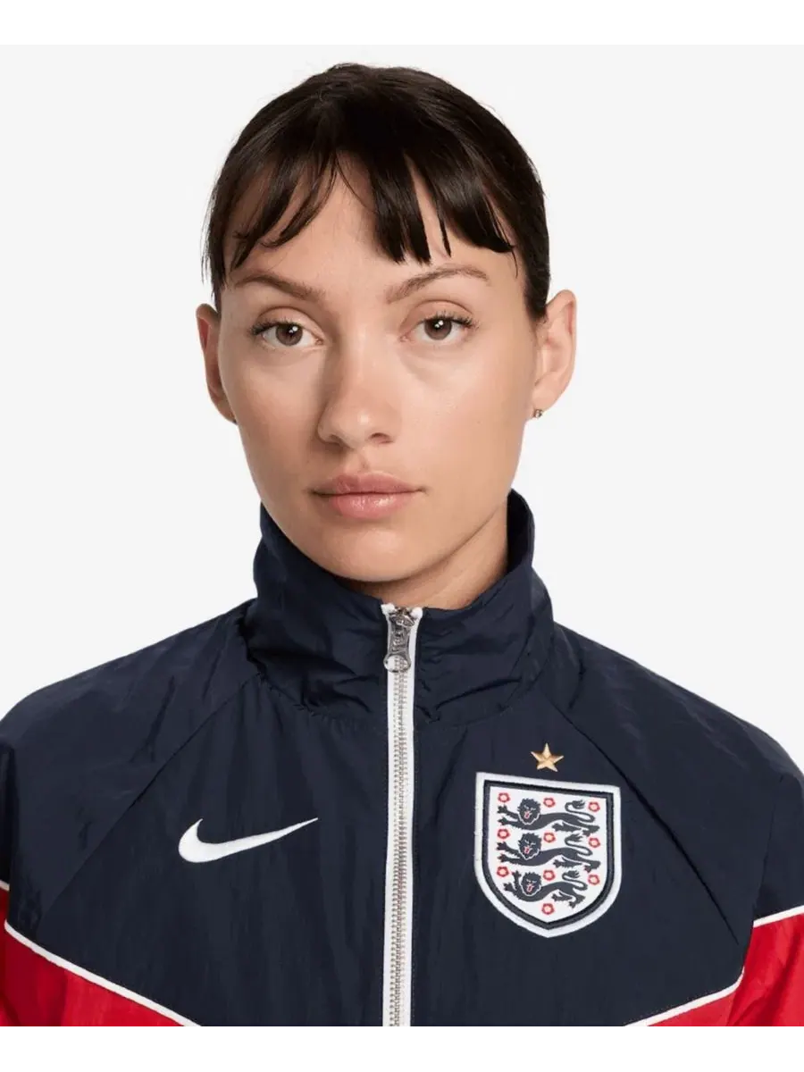 Женская куртка Nike England National Team Windrunner UV Woven Full-Zip — изображение 3 из 3, белый
