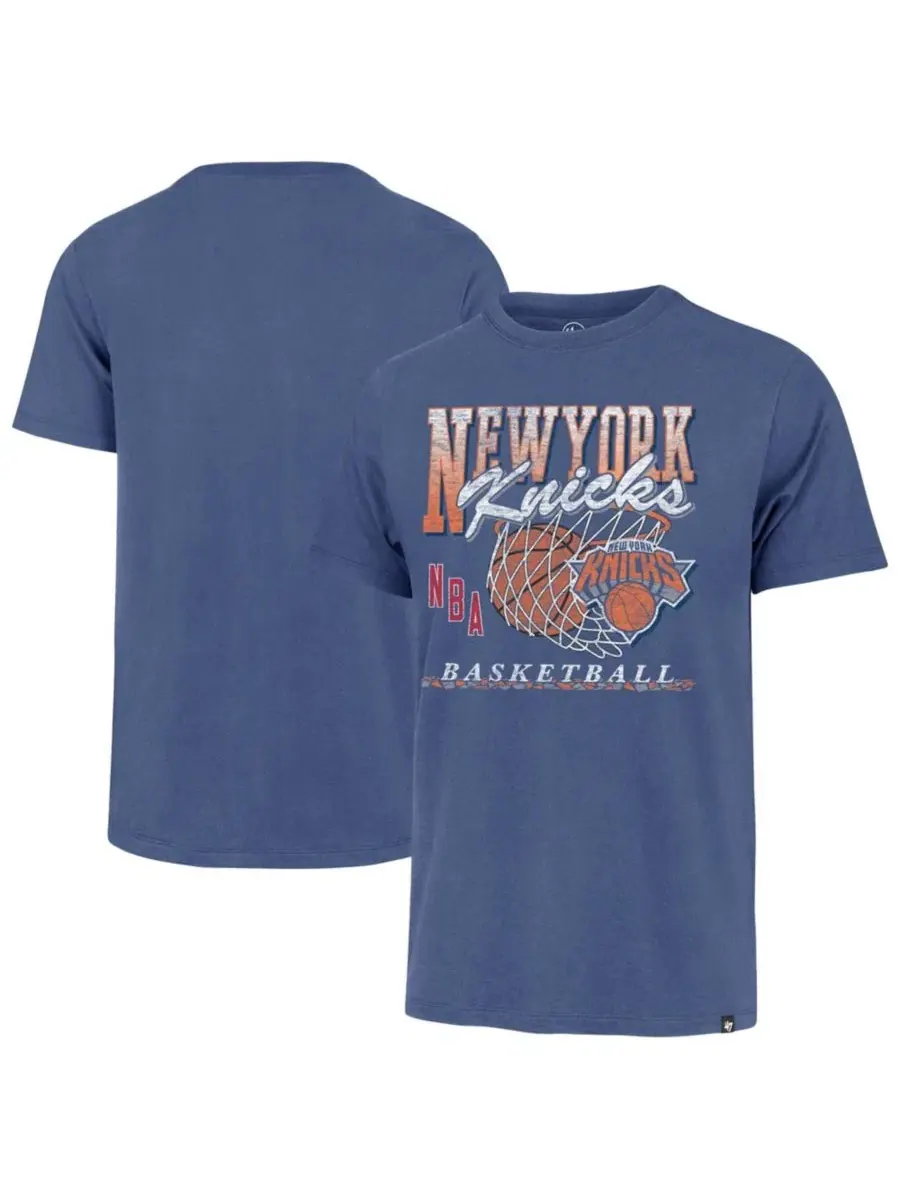 Футболка с принтом Bucket New York Knicks Profile — изображение 1 из 3, синий