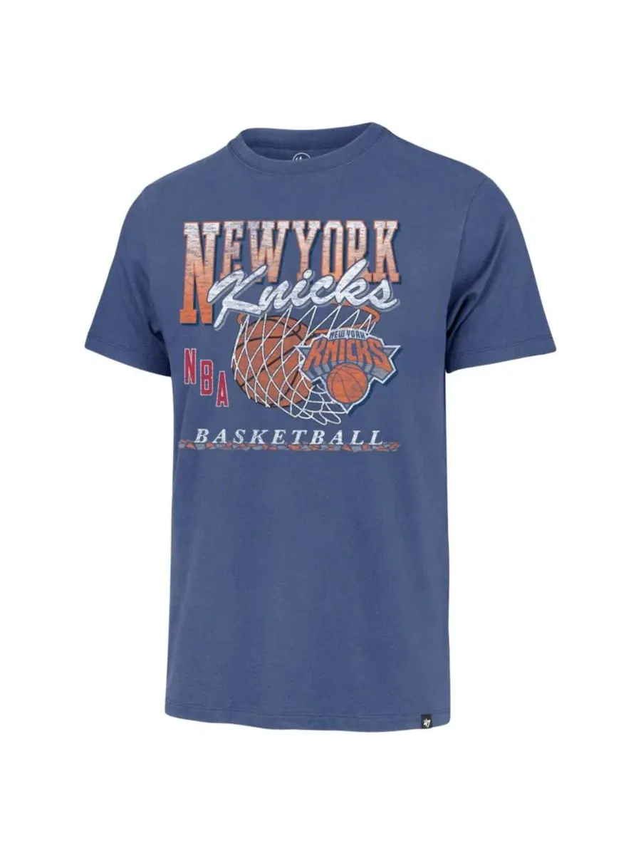Футболка с принтом Bucket New York Knicks Profile — изображение 2 из 3, синий