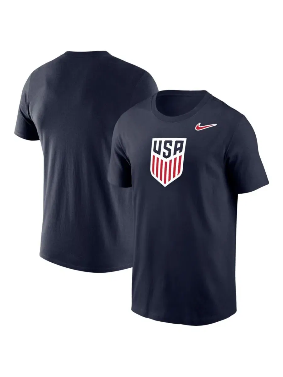 Футболка с принтом USMNT Crest Legend Nike — изображение 1 из 3, темно-синий
