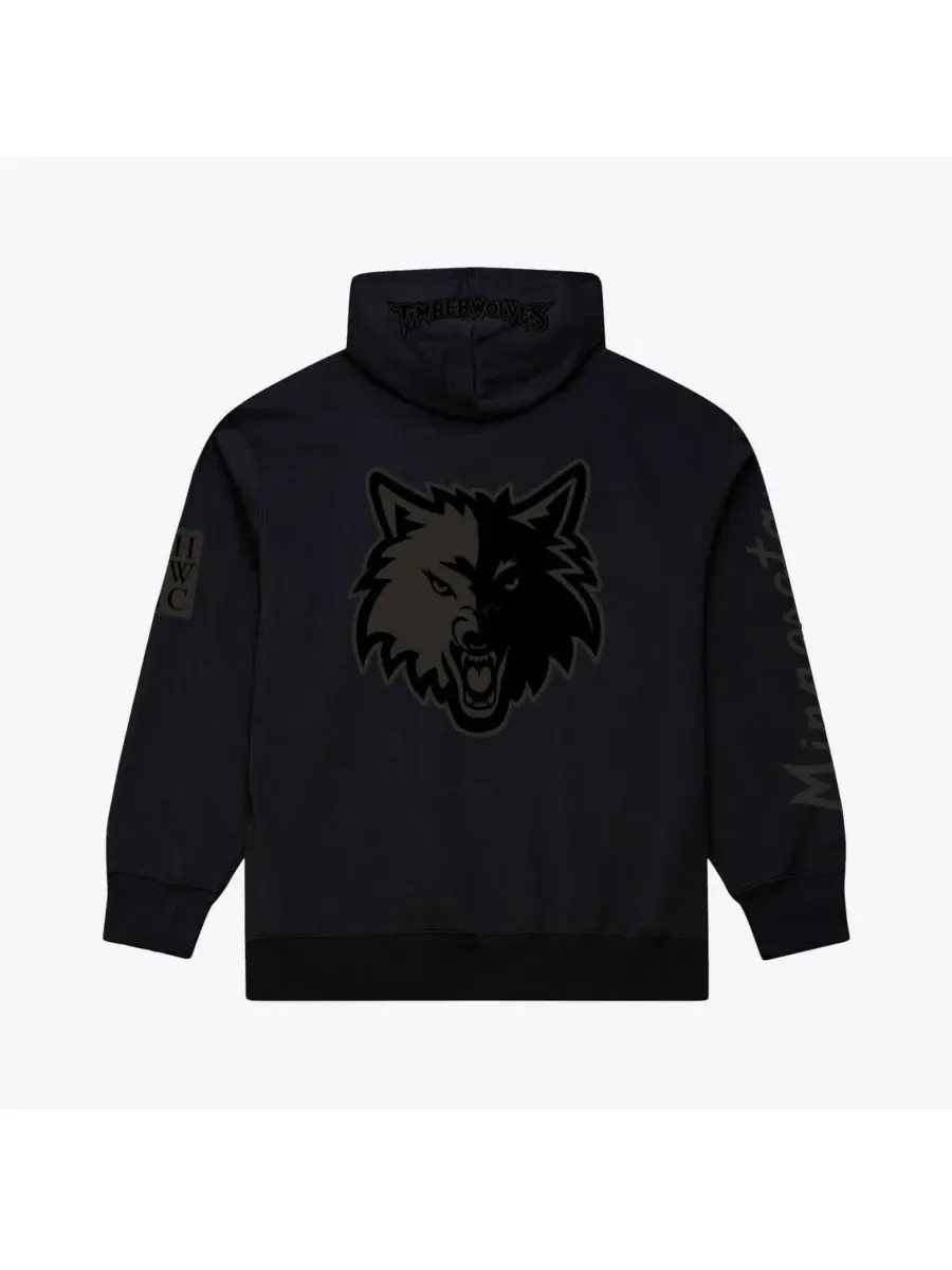 Худи из флиса с принтом Phantom Fleece Mitchell & Ness — изображение 3 из 3, черный