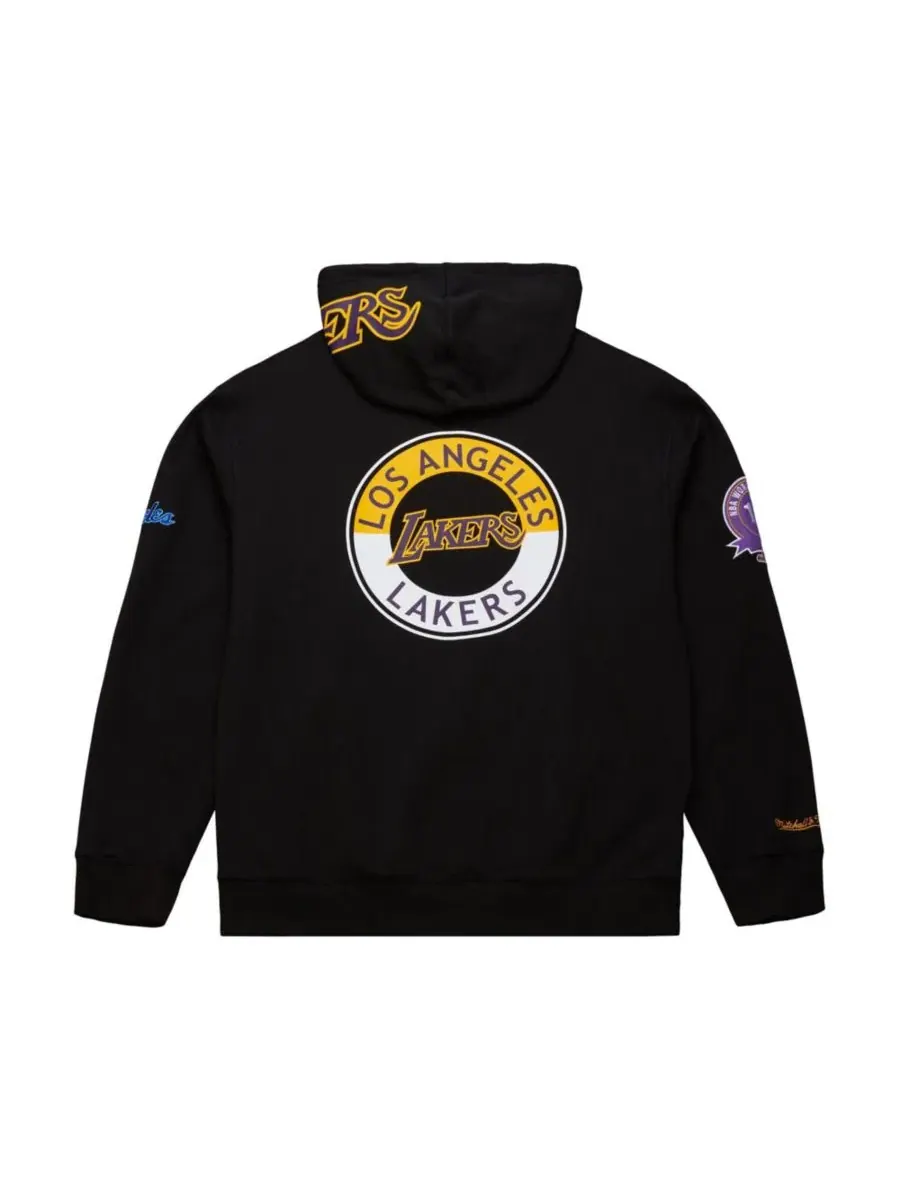 Худи-пуловер с принтом и вышивкой Mitchell & Ness — изображение 2 из 5, черный