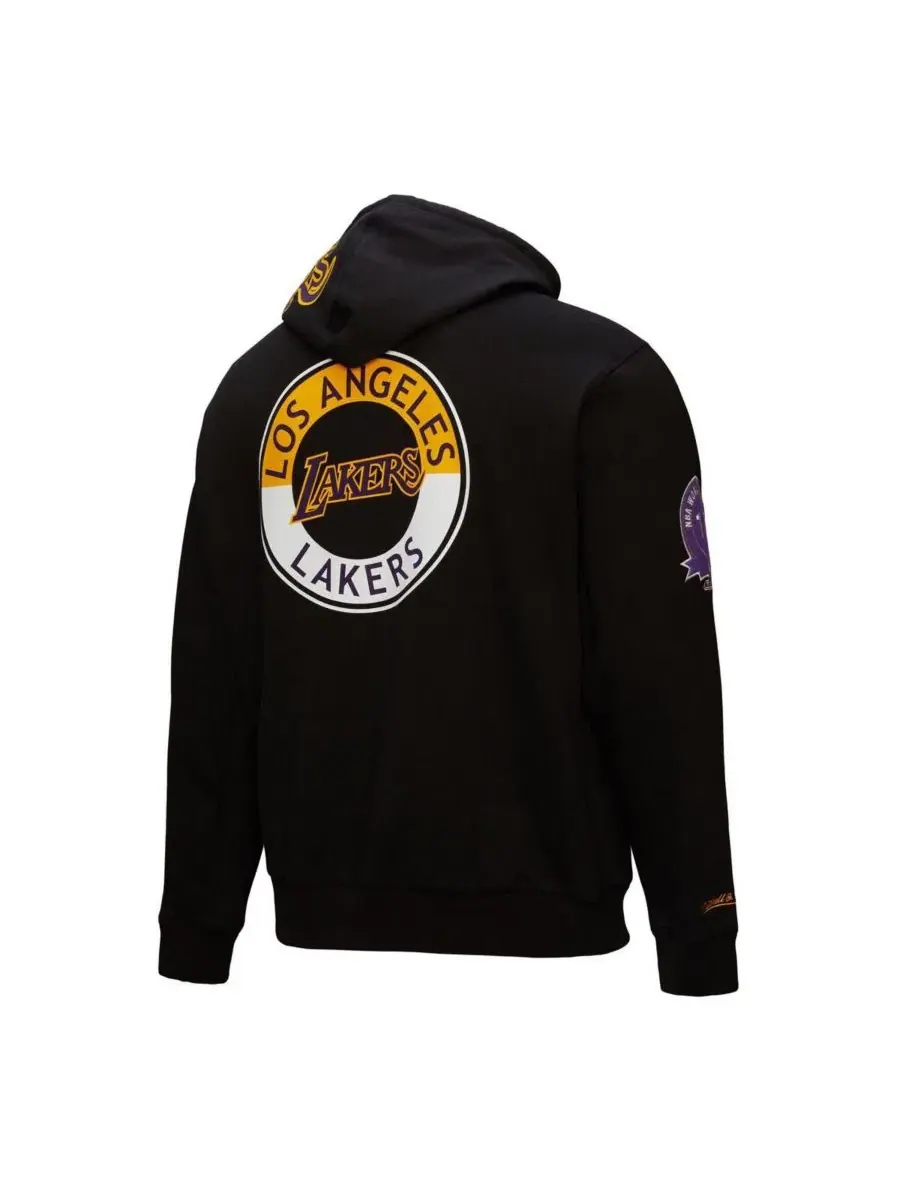 Худи-пуловер с принтом и вышивкой Mitchell & Ness — изображение 5 из 5, черный