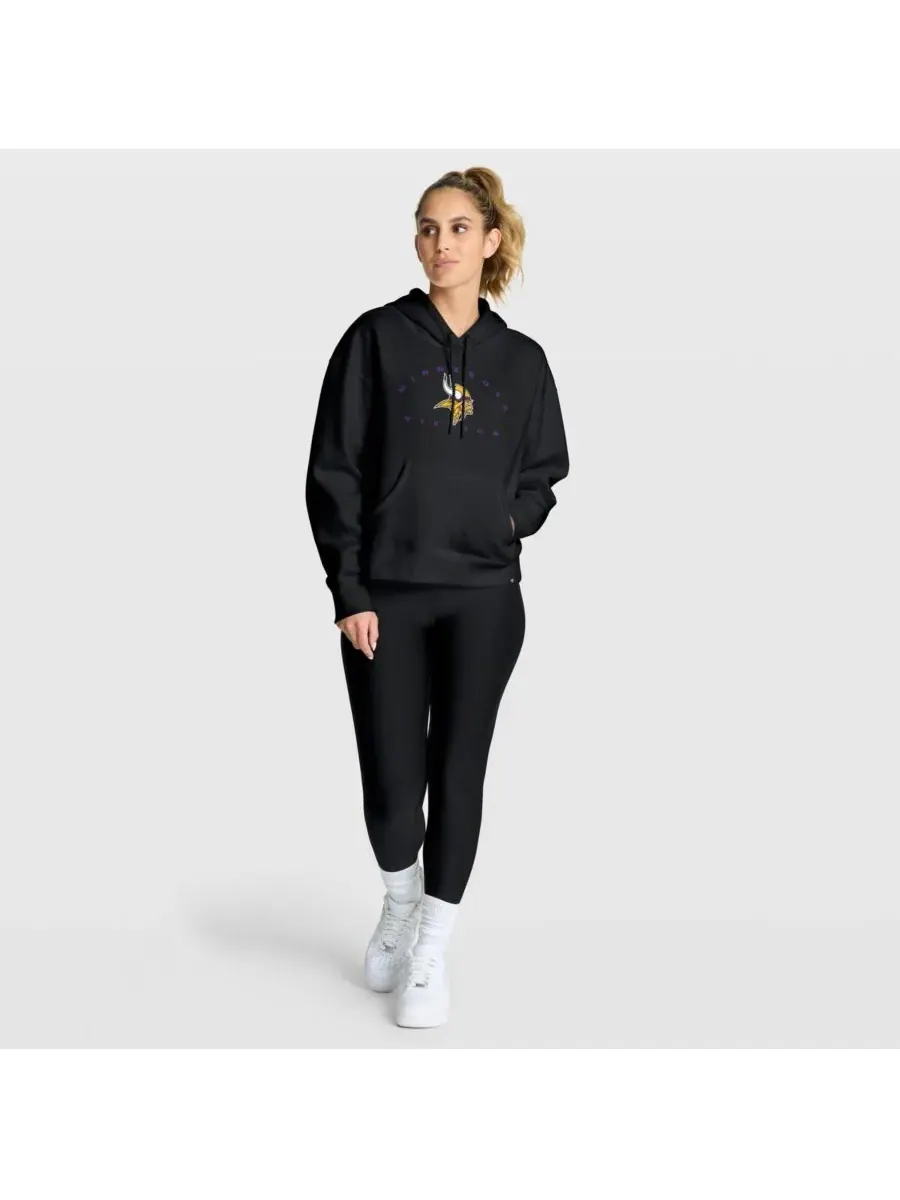 Fanatics Женская черная толстовка с капюшоном Minnesota Vikings Eligible Receiver Legacy — изображение 3 из 5, черный