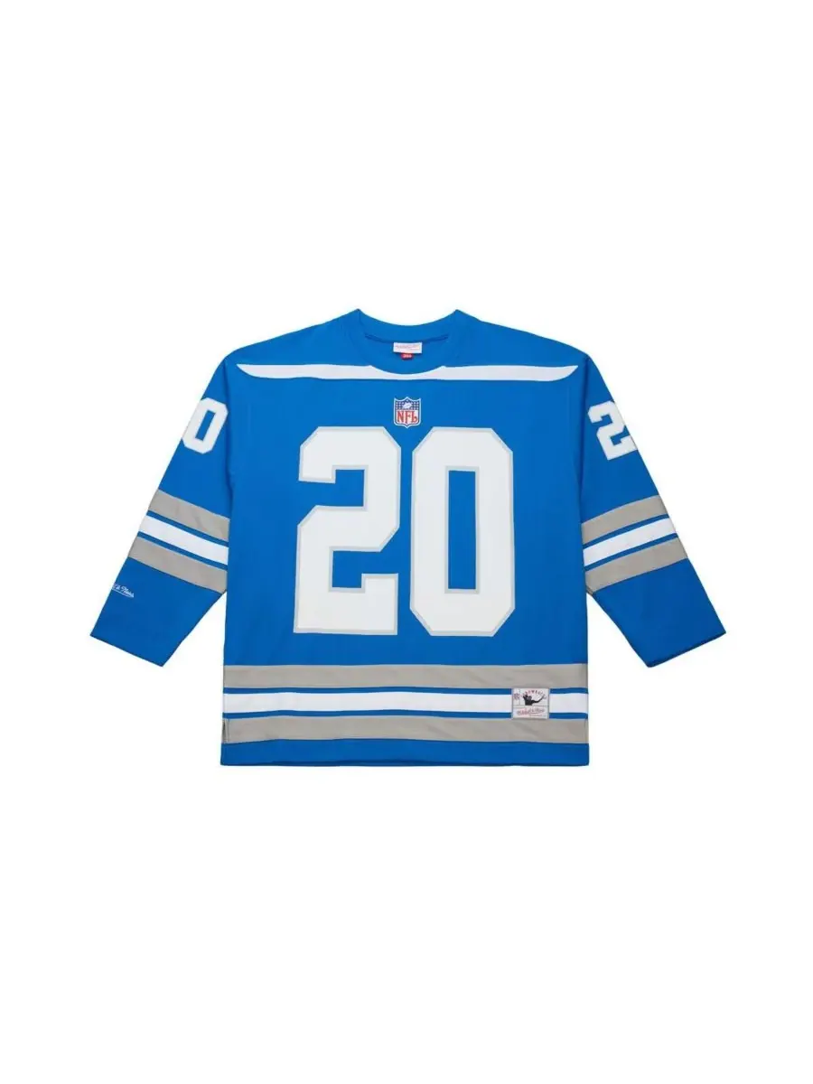 Mitchell & Ness Мужская синяя хоккейная майка Барри Сандерса "Детройт Лайонс" от Maxxed Out Fashion — изображение 1 из 4