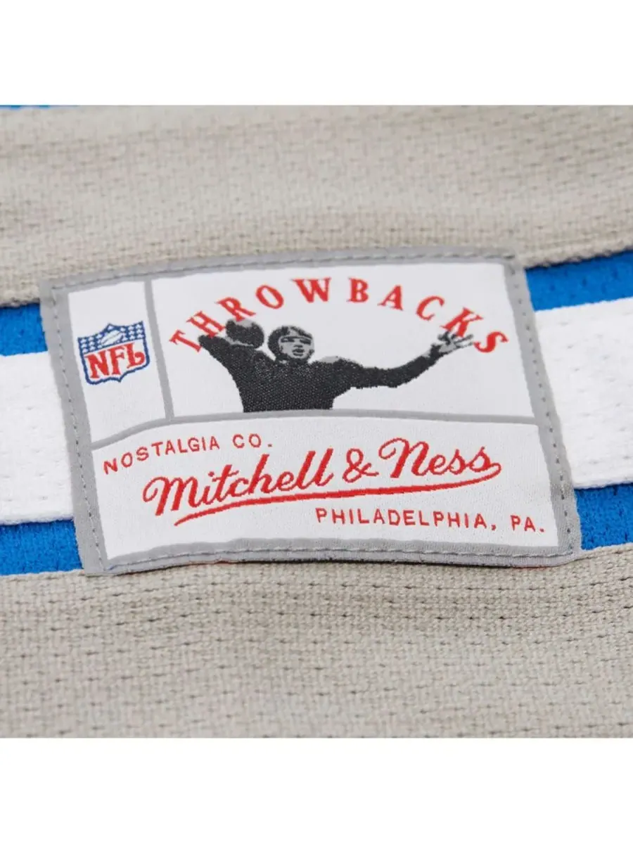 Mitchell & Ness Мужская синяя хоккейная майка Барри Сандерса "Детройт Лайонс" от Maxxed Out Fashion — изображение 3 из 4