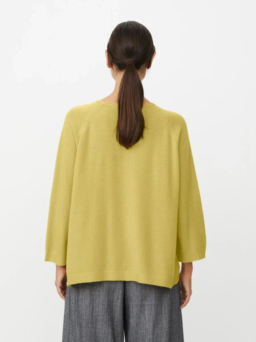 Женская вязаная блузка Fabizia с круглым вырезом Masai Copenhagen, Muted Lime — изображение 2 из 6