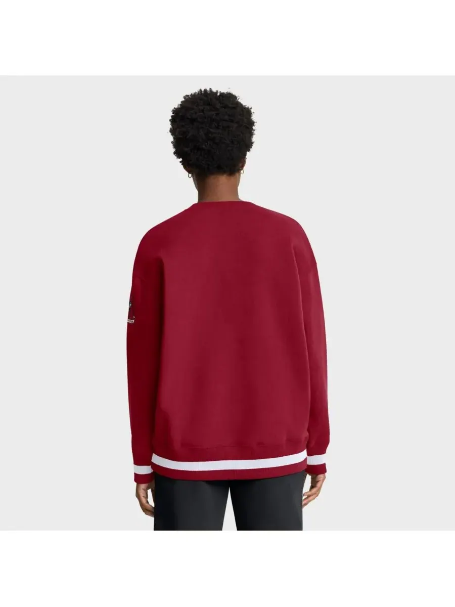 Nike Женская толстовка Crimson Alabama Crimson Tide Oversized Legacy Phoenix — изображение 2 из 5, красный