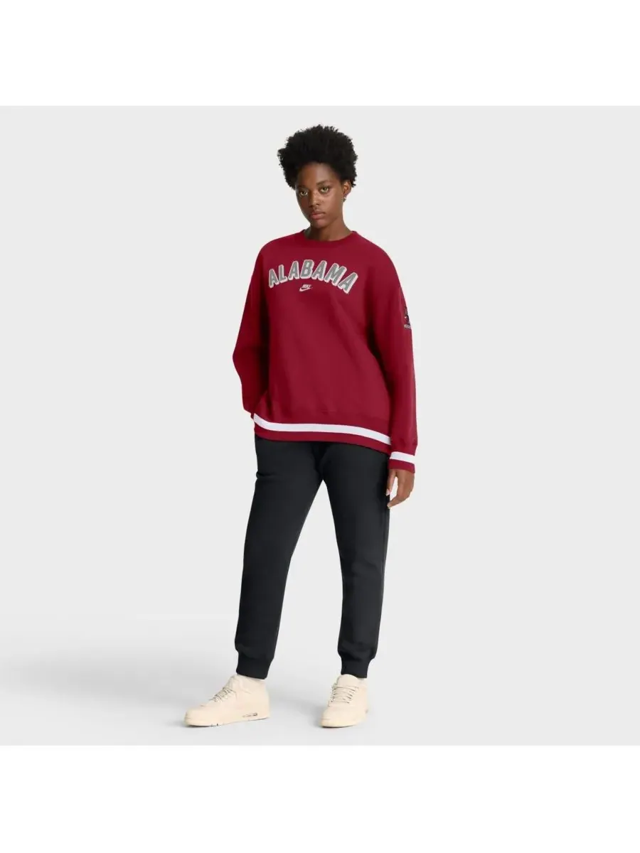 Nike Женская толстовка Crimson Alabama Crimson Tide Oversized Legacy Phoenix — изображение 3 из 5, красный