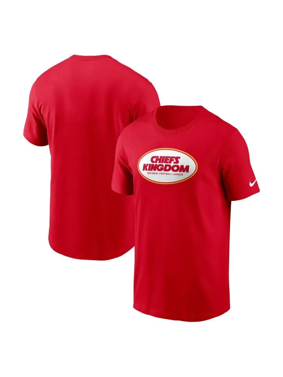 Nike Мужская красная футболка Kansas City Chiefs Primetime Local Essential — изображение 1 из 3, красный
