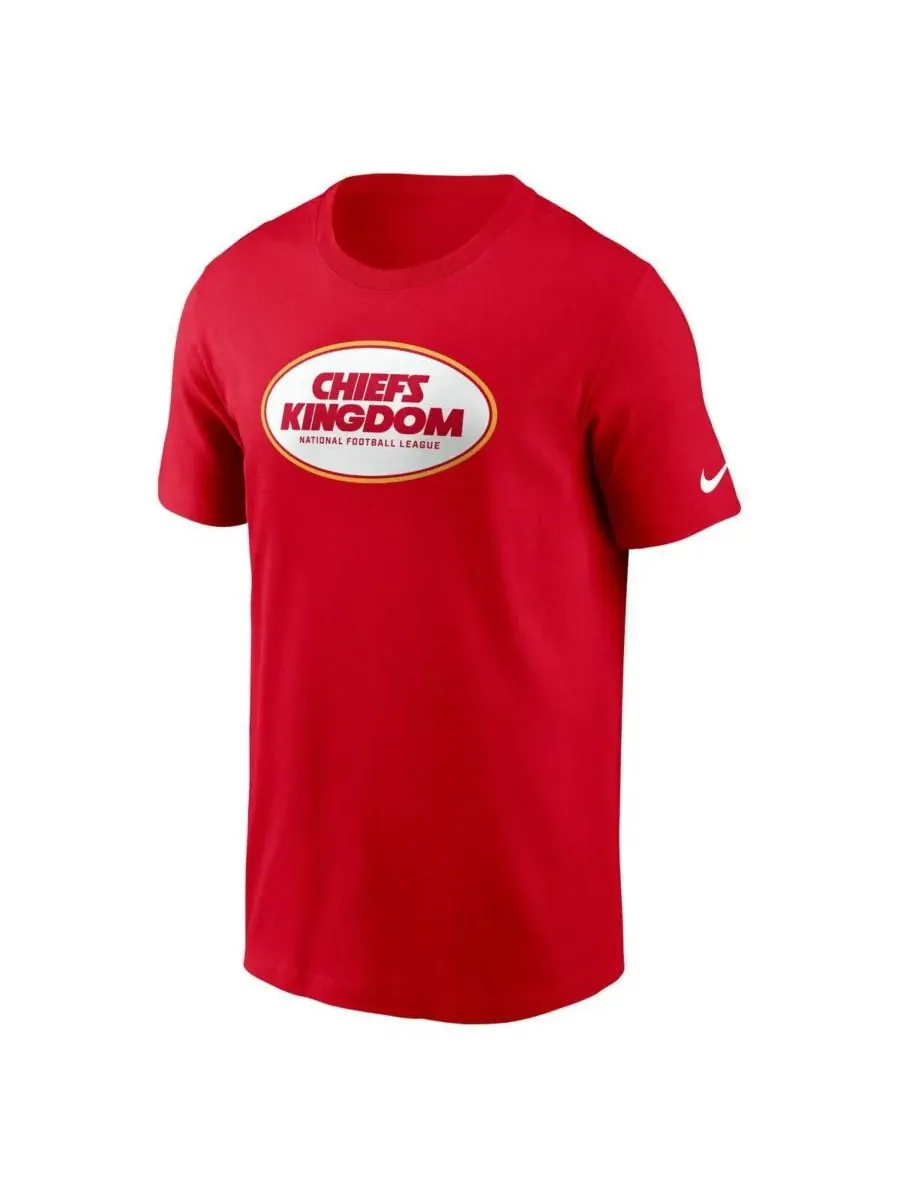 Nike Мужская красная футболка Kansas City Chiefs Primetime Local Essential — изображение 2 из 3, красный