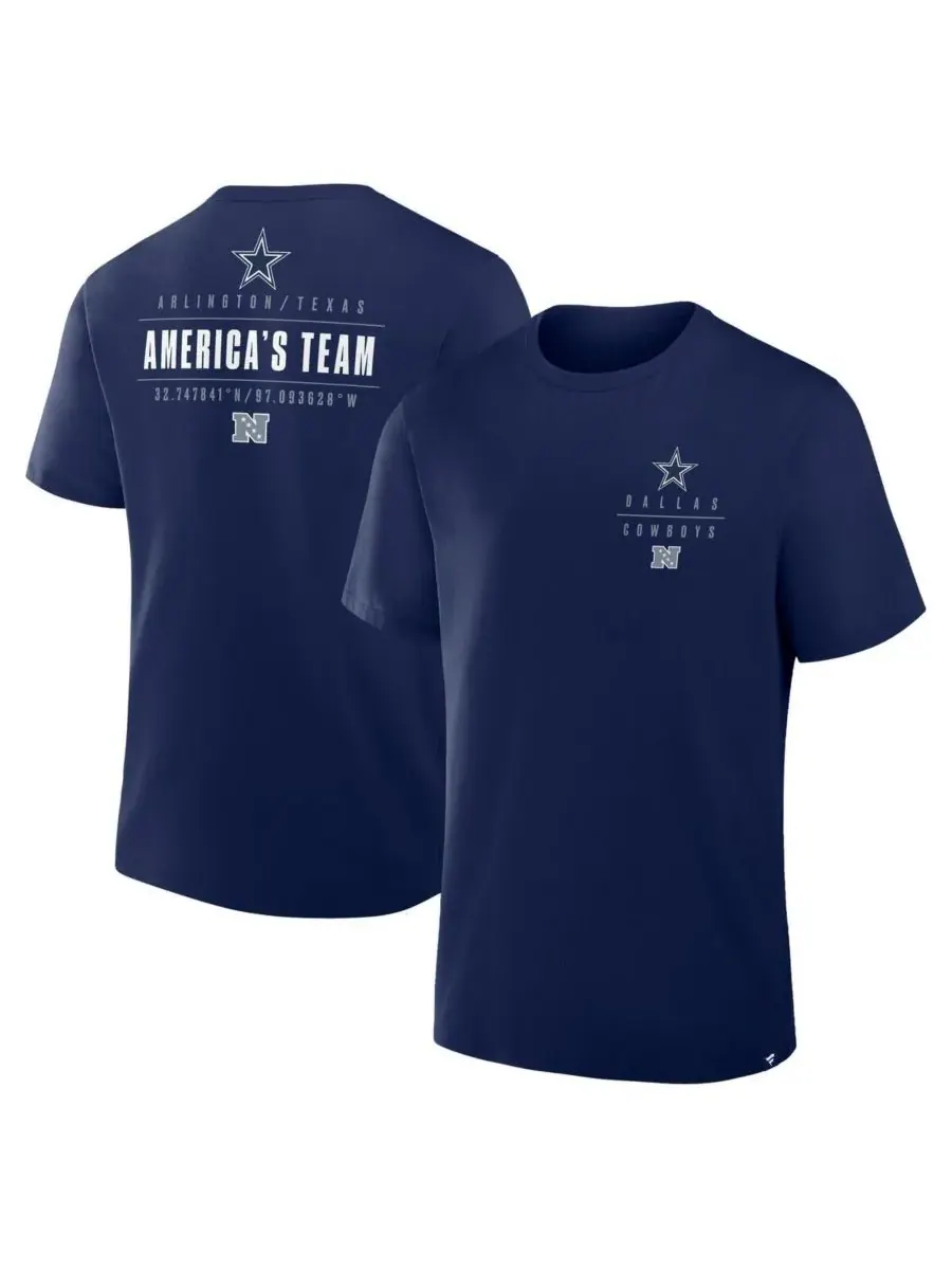 Fanatics Мужская темно-синяя футболка Dallas Cowboys Passing Pocket Legacy — изображение 1 из 3, темно-синий