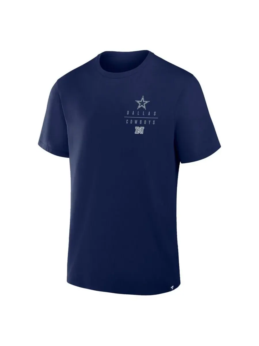 Fanatics Мужская темно-синяя футболка Dallas Cowboys Passing Pocket Legacy — изображение 2 из 3, темно-синий