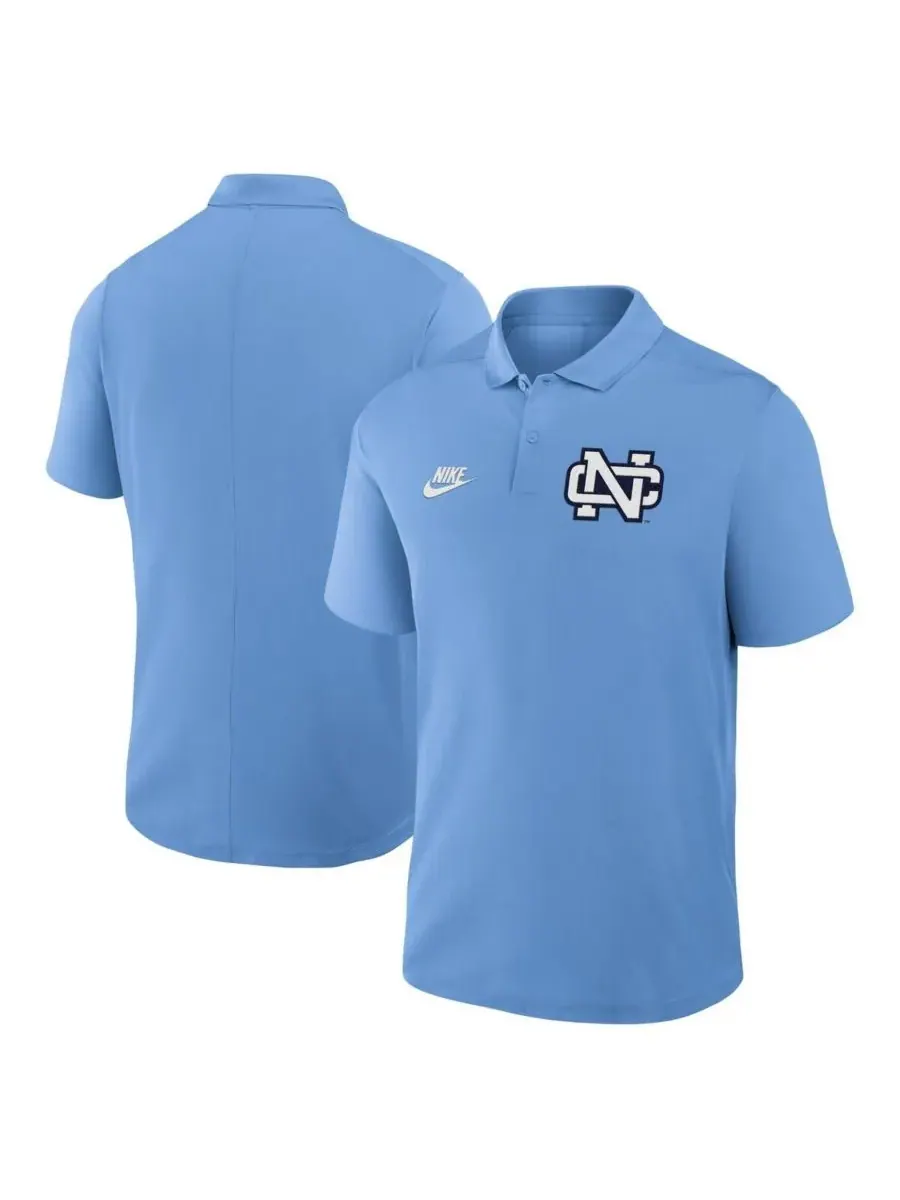 Nike Мужская поло-рубашка Carolina Blue North Carolina Tar Heels Primetime Victory Legacy Vault — изображение 1 из 3, синий