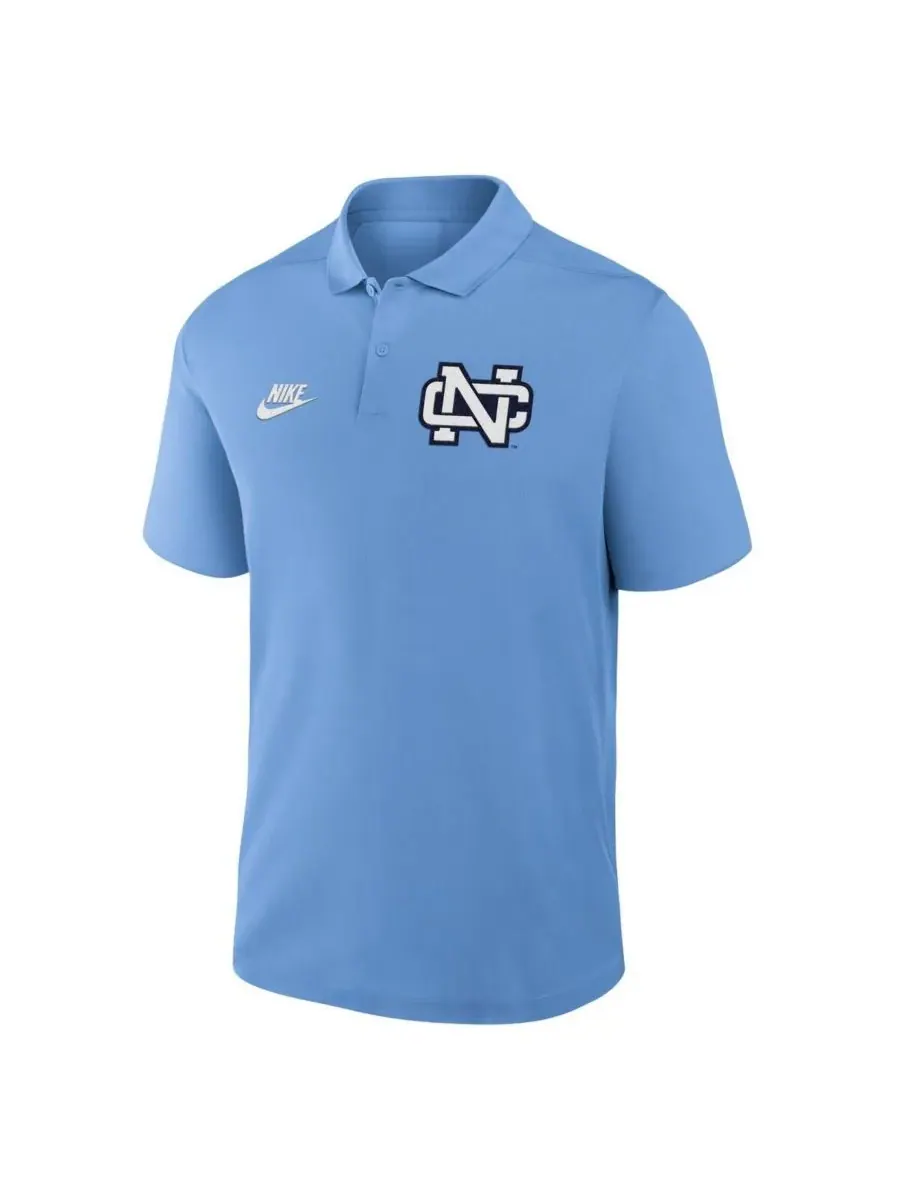 Nike Мужская поло-рубашка Carolina Blue North Carolina Tar Heels Primetime Victory Legacy Vault — изображение 3 из 3, синий