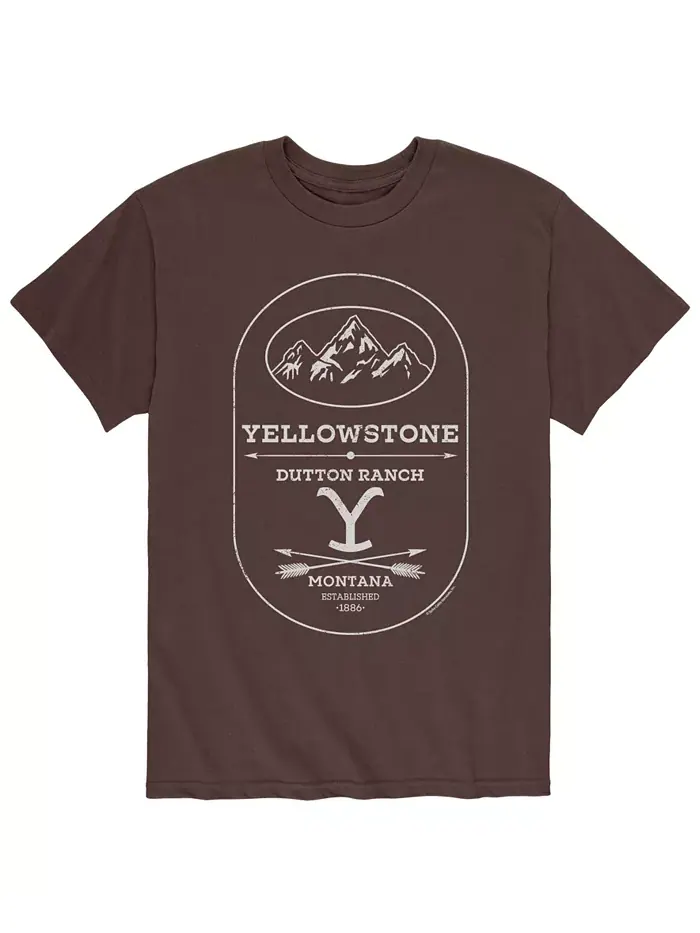Мужская футболка Yellowstone Dutton Ranch Montana AIRWAVES — изображение 1 из 1