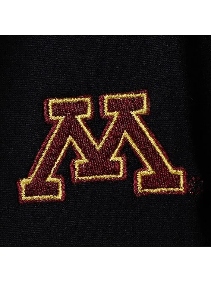 Черные женские флисовые леггинсы Minnesota Golden Gophers ZooZatz — изображение 2 из 2, черный
