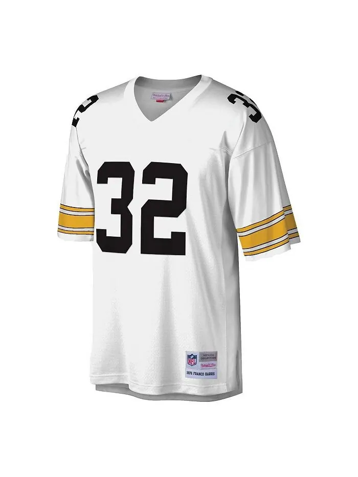 Мужская белая майка Франко Харриса "Питтсбург Стилерс Легаси" Mitchell & Ness — изображение 2 из 3, белый