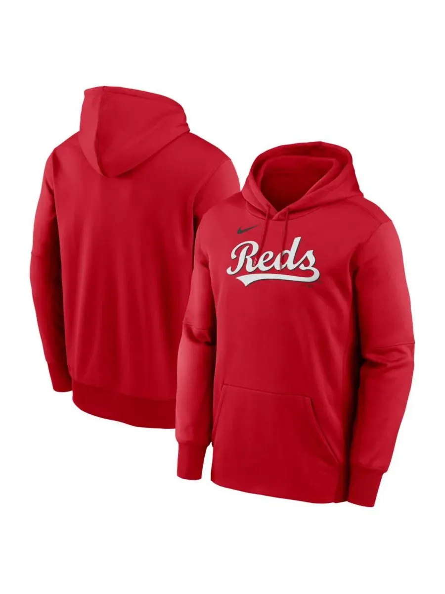 Худи Nike Cincinnati Reds Club с флисовой подкладкой — изображение 1 из 3, красный