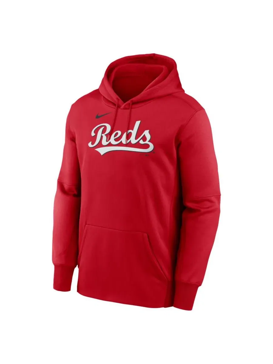 Худи Nike Cincinnati Reds Club с флисовой подкладкой — изображение 2 из 3, красный