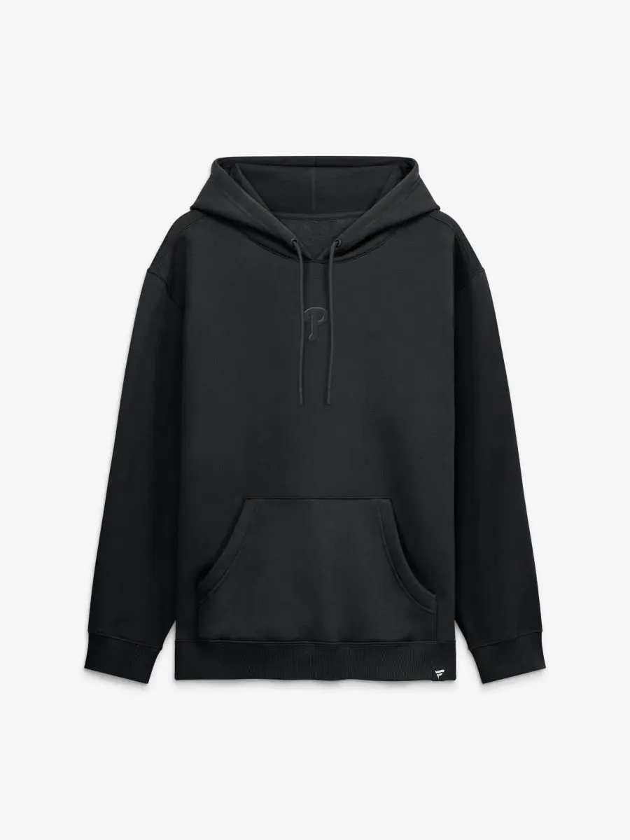 Худи с капюшоном Philadelphia Phillies Black Out Fanatics — изображение 2 из 3, черный