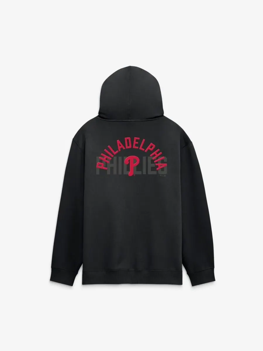 Худи с капюшоном Philadelphia Phillies Black Out Fanatics — изображение 3 из 3, черный