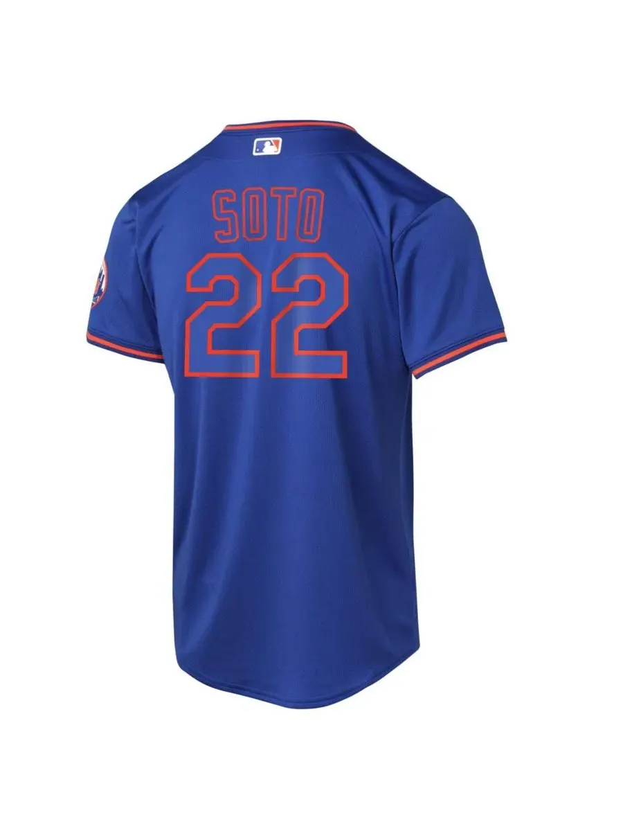 Детская футболка с длинным рукавом Juan Soto Alternate 2 Limited Nike — изображение 2 из 3, королевский
