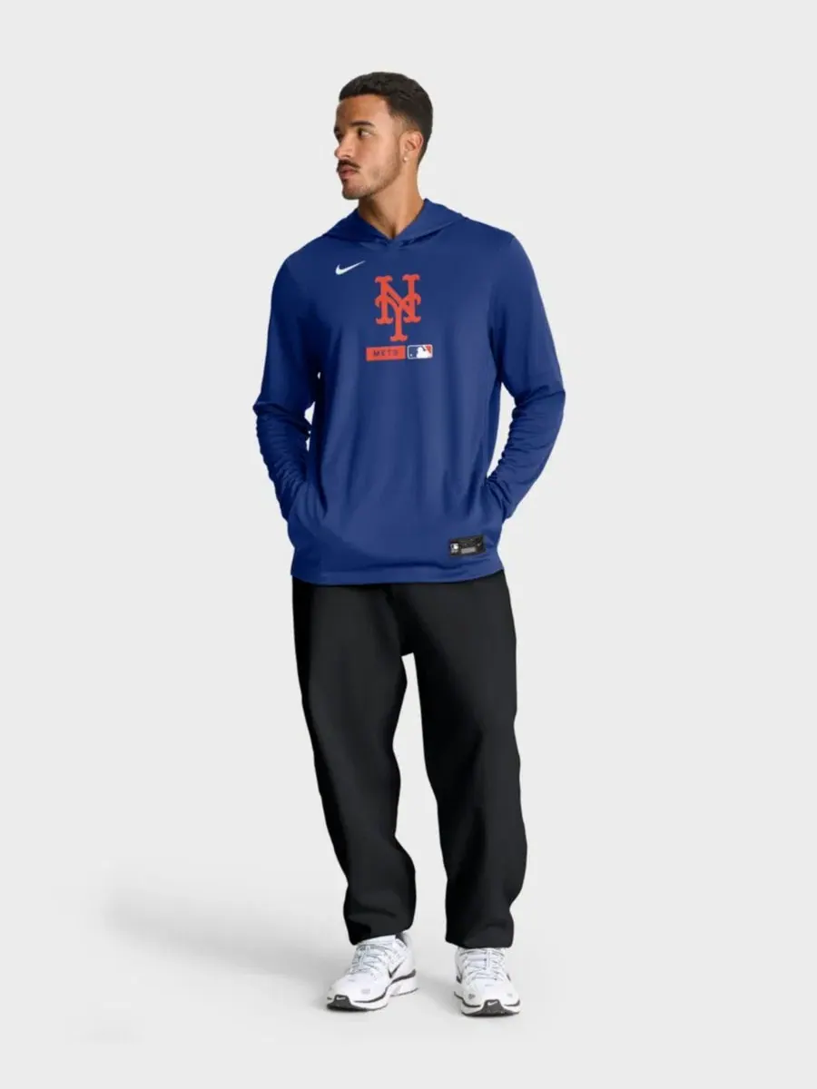 Футболка с капюшоном и длинным рукавом с съемными рукавами Nike Authentic Collection — изображение 3 из 5, королевский