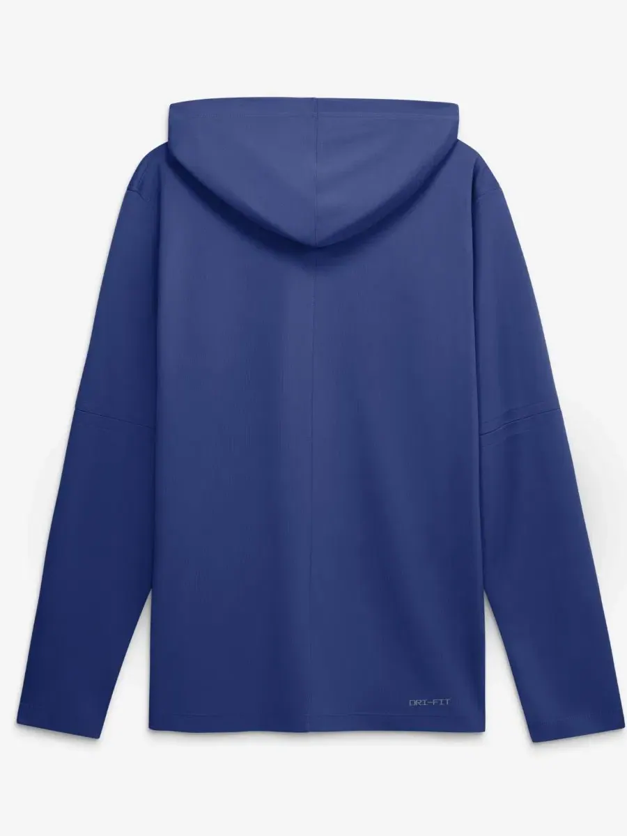 Футболка с капюшоном и длинным рукавом с съемными рукавами Nike Authentic Collection — изображение 5 из 5, королевский