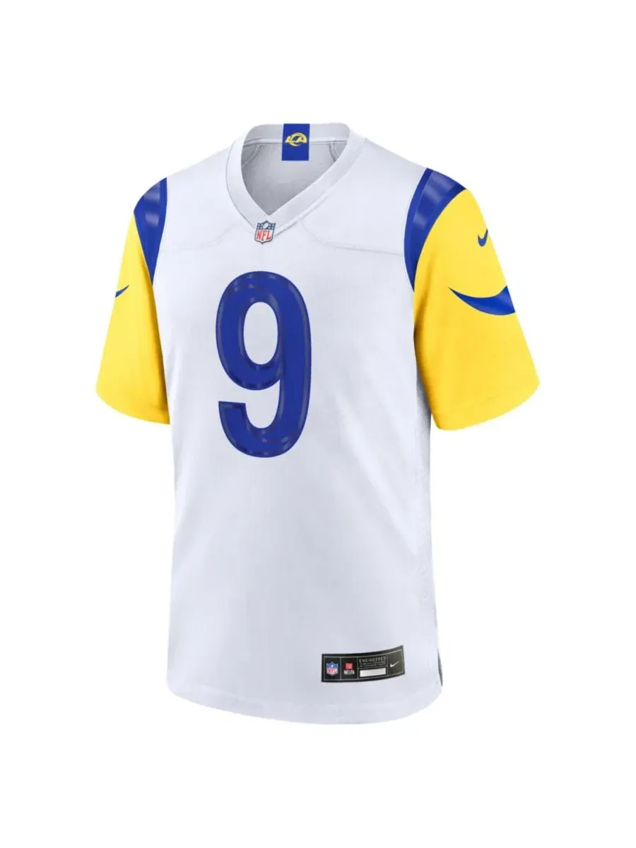 Игровая футболка Nike Matthew Stafford White Game Player Jersey — изображение 2 из 3, белый