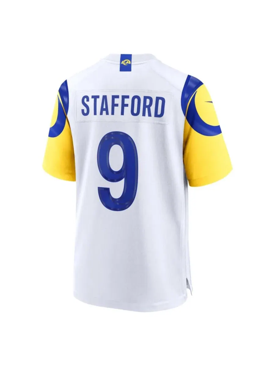 Игровая футболка Nike Matthew Stafford White Game Player Jersey — изображение 3 из 3, белый