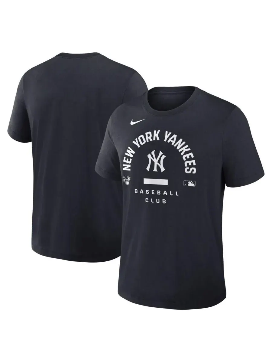 Футболка с коротким рукавом Early Work Tri-Blend Dri-FIT Nike — изображение 1 из 3, темно-синий
