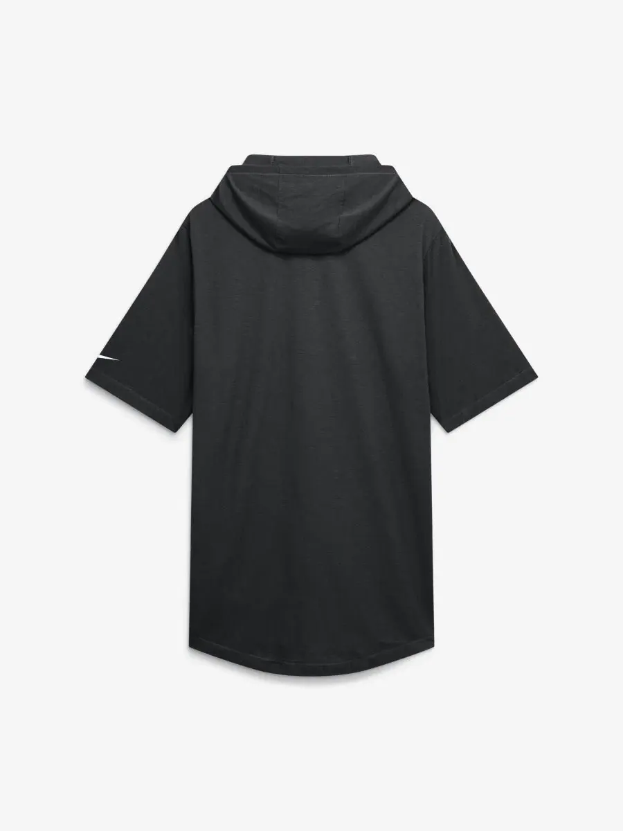 Худи-футболка Philadelphia Eagles Tri-Blend Hooded T-Shirt Nike — изображение 3 из 5, черный