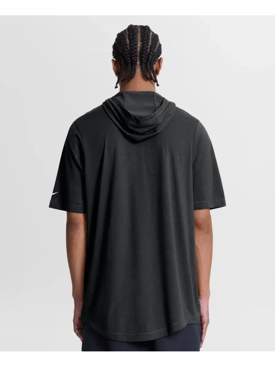 Худи-футболка Philadelphia Eagles Tri-Blend Hooded T-Shirt Nike — изображение 4 из 5, черный