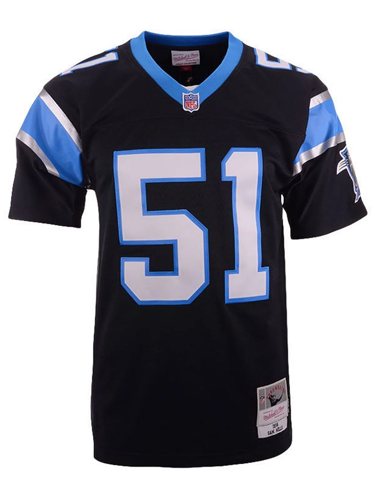 Мужская футболка sam mills carolina panthers replica throwback jersey Mitchell & Ness — изображение 1 из 3, черный