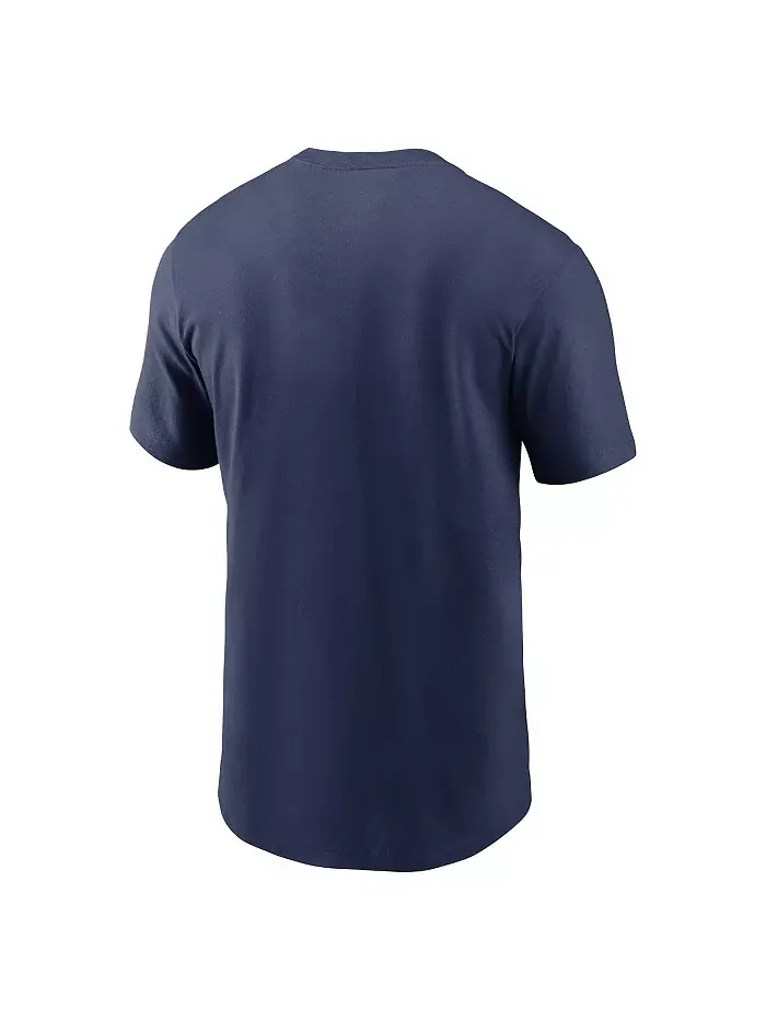 Мужская футболка Chicago Cubs Cooperstown Wordmark в синем цвете Nike — изображение 3 из 3