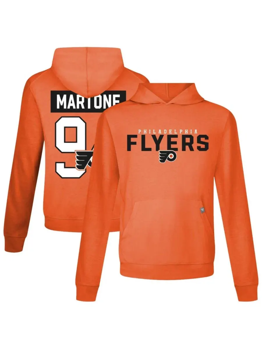 Футболка-худи с длинным рукавом Porter Martone Relay Philadelphia Flyers LevelWear