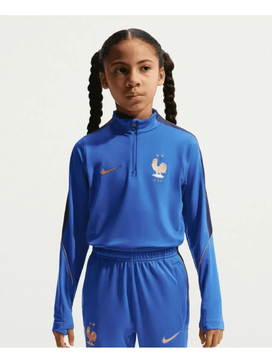 Тренировочная толстовка France National Team 2026 Strike с длинным рукавом Nike
