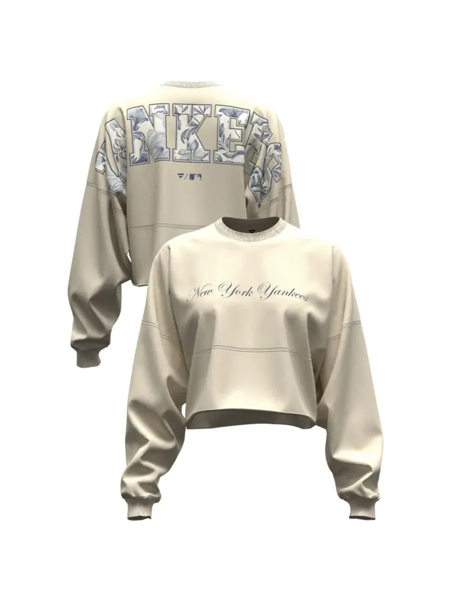 Футболка женская с принтом Spirit Floral Script Fanatics — изображение 1 из 4, светлый бежевый