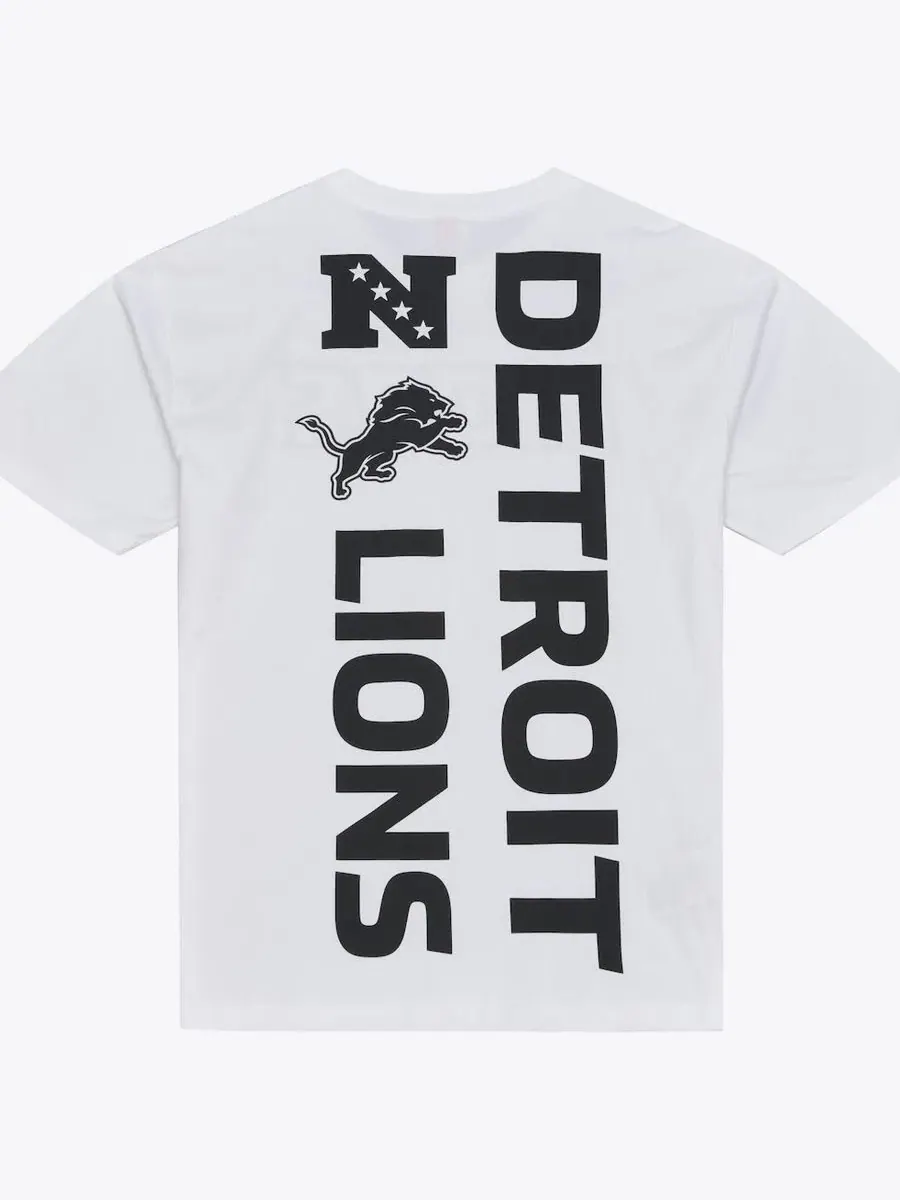 Футболка с принтом Monochrome Mitchell & Ness — изображение 5 из 5, белый