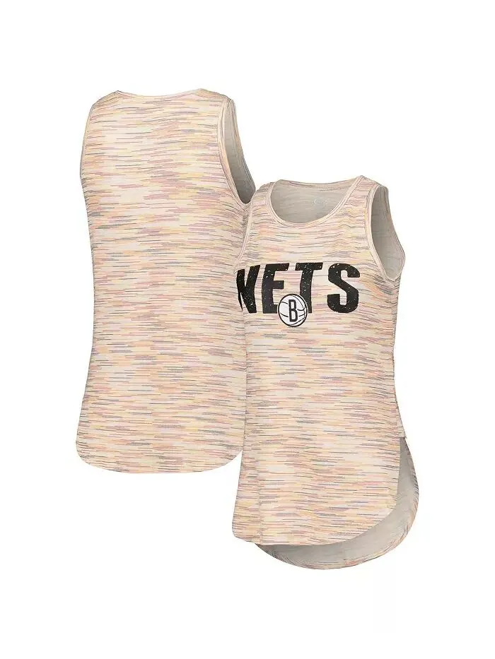 Женская белая майка Brooklyn Nets Sunray Concepts Sport — изображение 1 из 3