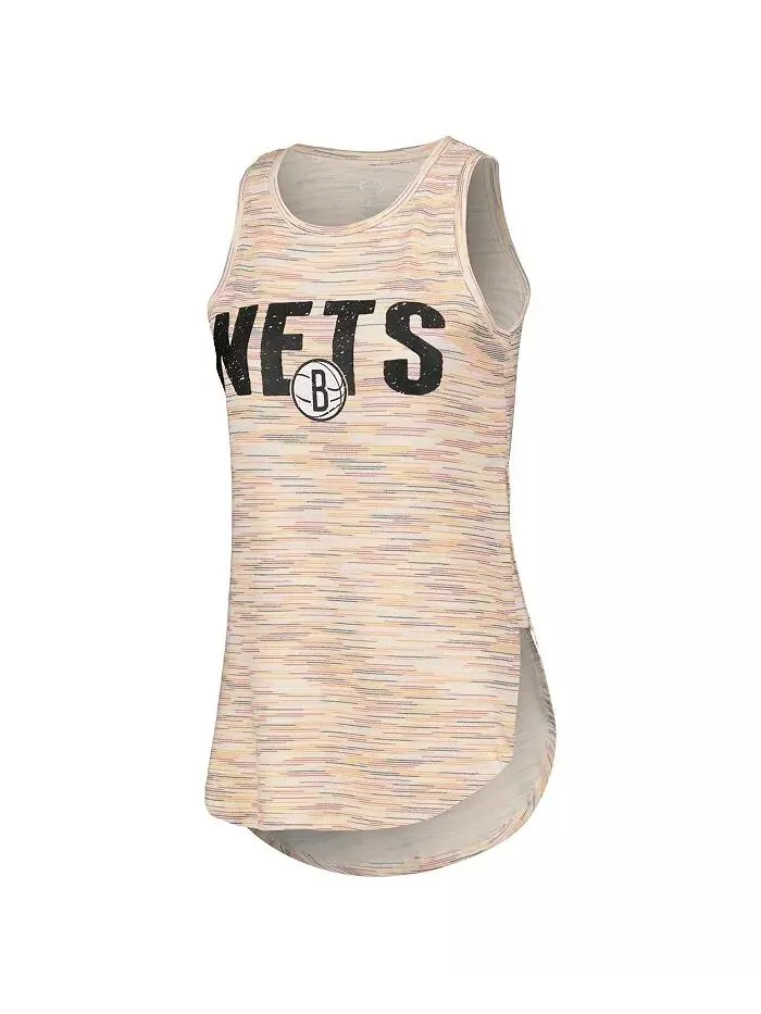 Женская белая майка Brooklyn Nets Sunray Concepts Sport — изображение 2 из 3