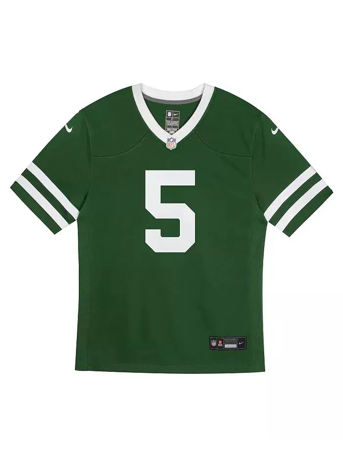 Малыш Гарретт Уилсон Legacy Green New York Jets Игровая майка Nike — изображение 2 из 3