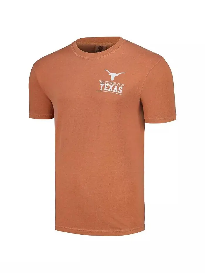 Мужская футболка Texas Orange Texas Longhorns Campus Badge Image One — изображение 3 из 3