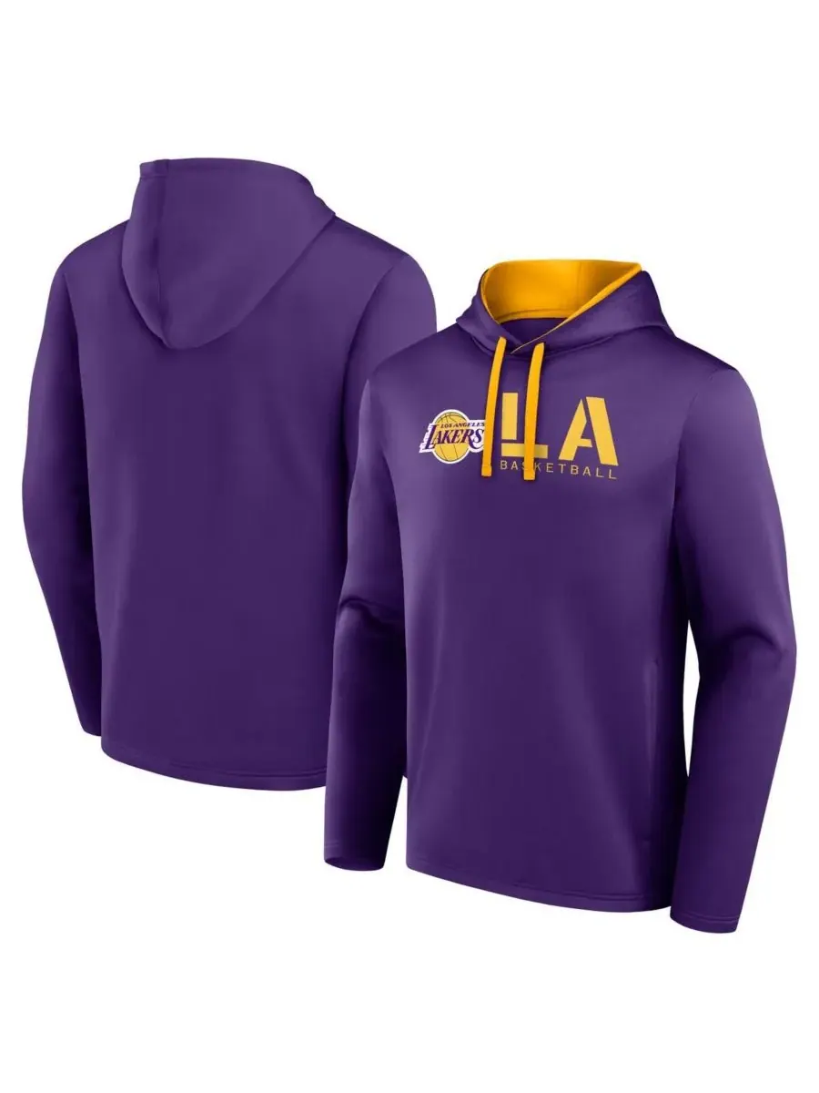 Logo Athletic Мужская фиолетовая толстовка с капюшоном Los Angeles Lakers Head Start — изображение 1 из 3, фиолетовый