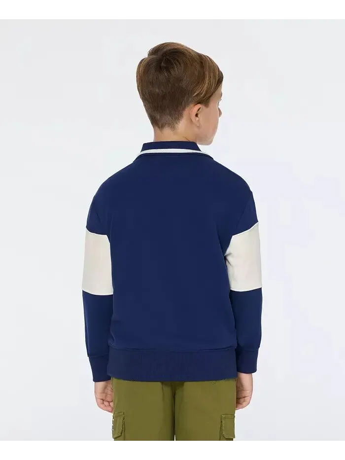 Рубашка-поло с рисунком из французского терри от SCOTCH & SODA Big Boys — изображение 3 из 6