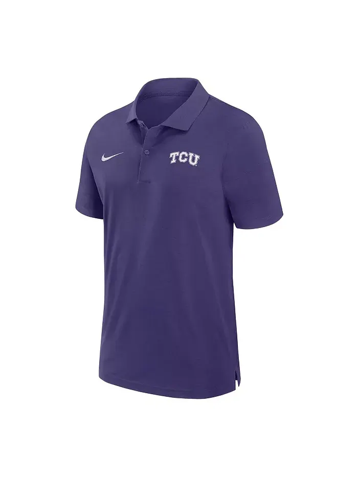 Мужская фиолетовая поло Performance TCU Horned Frogs Nike — изображение 3 из 3