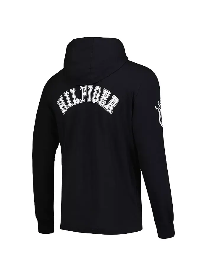 Мужская черная толстовка с длинным рукавом Jacksonville Jaguars Morgan Tommy Hilfiger — изображение 3 из 3